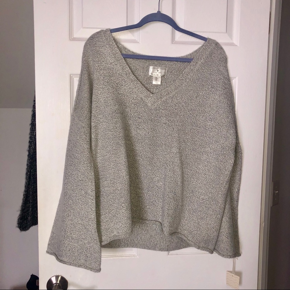 NWT Gray Ruby Moon Sweater